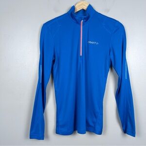 Craft Women's 1/4 Zip Breathable Performance Running Top Size S; Activewear, Gym